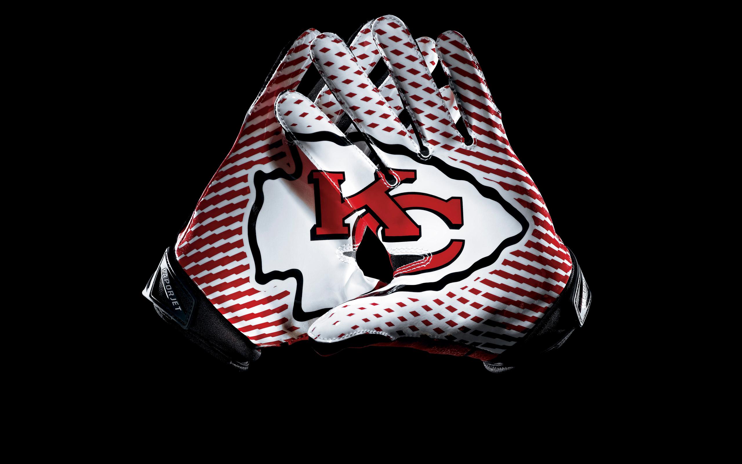 Kc - Kansas City Chiefs Gloves , HD Wallpaper & Backgrounds