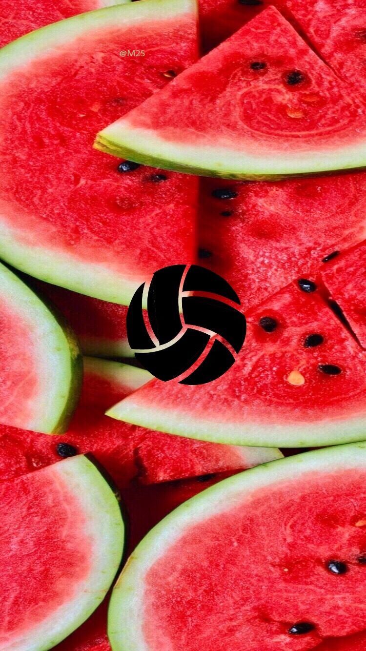 Volleyball Background Wallpaper - Watermelon , HD Wallpaper & Backgrounds