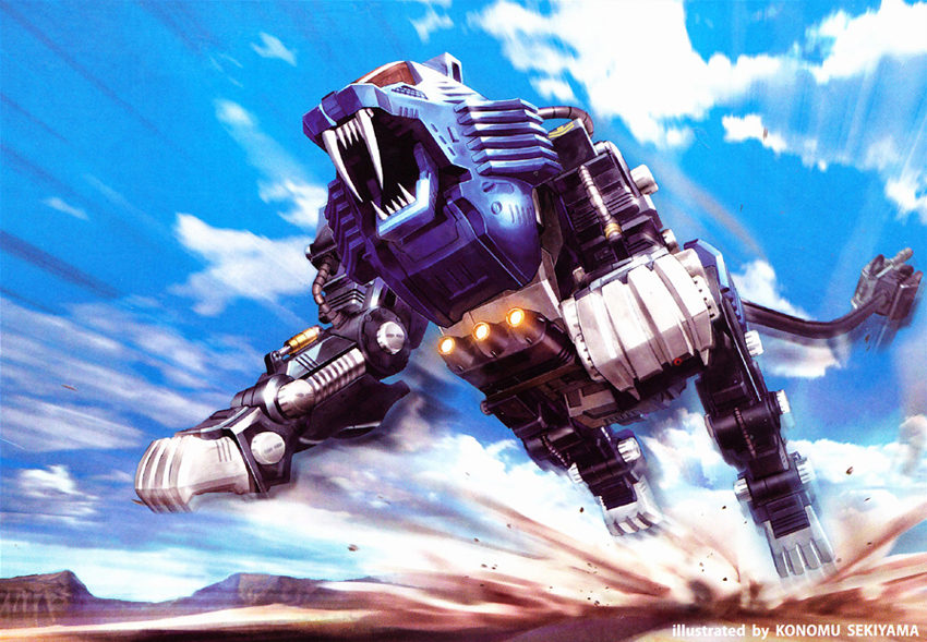 Battle Story Information - Zoids Shield Liger Art , HD Wallpaper & Backgrounds