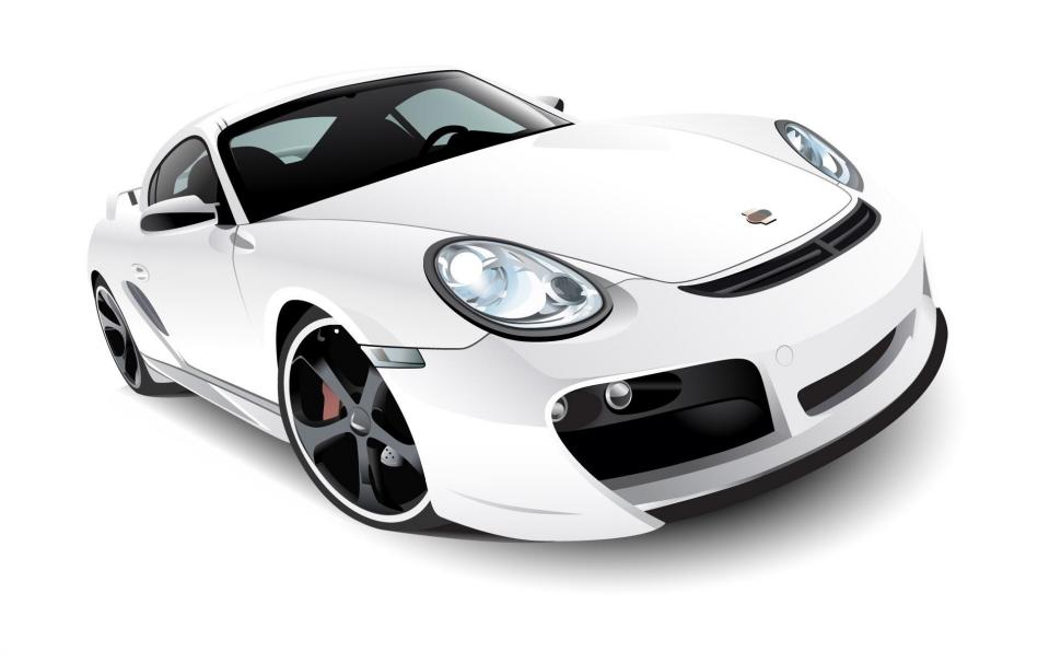 White Sports Car Wallpaper - Sports Cars White Background , HD Wallpaper & Backgrounds