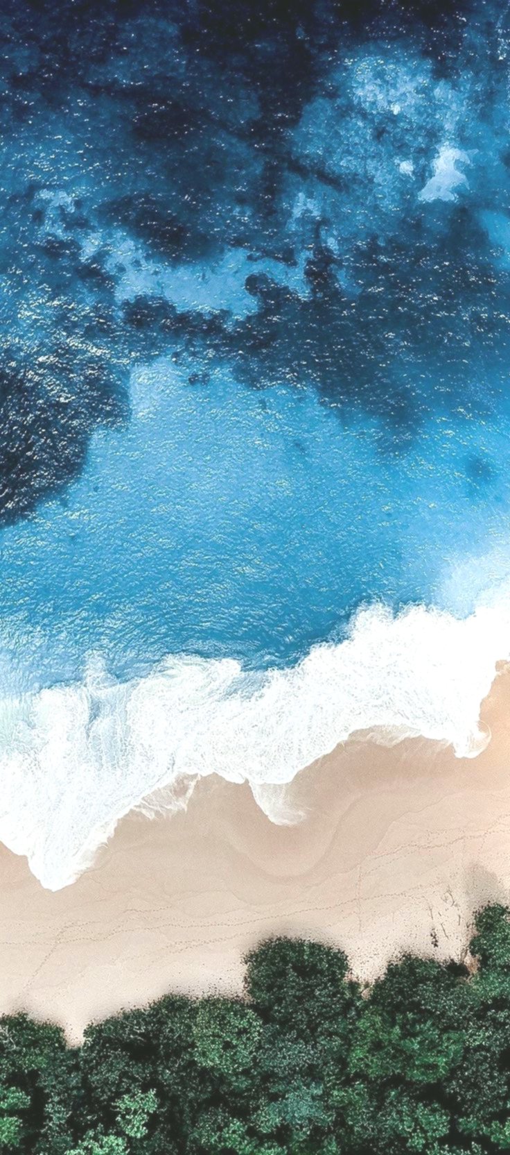 Ios 11 - Blue Water Wallpaper Beach , HD Wallpaper & Backgrounds