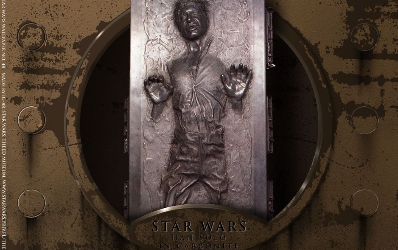 Original Han Solo In Carbonite Wallpapers - Iphone Se ケース スター ウォーズ , HD Wallpaper & Backgrounds