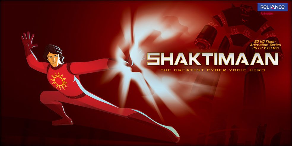 Shaktimaan Is A 26 Ep X 23 Mins Animated Action Series - Animated Shaktimaan , HD Wallpaper & Backgrounds