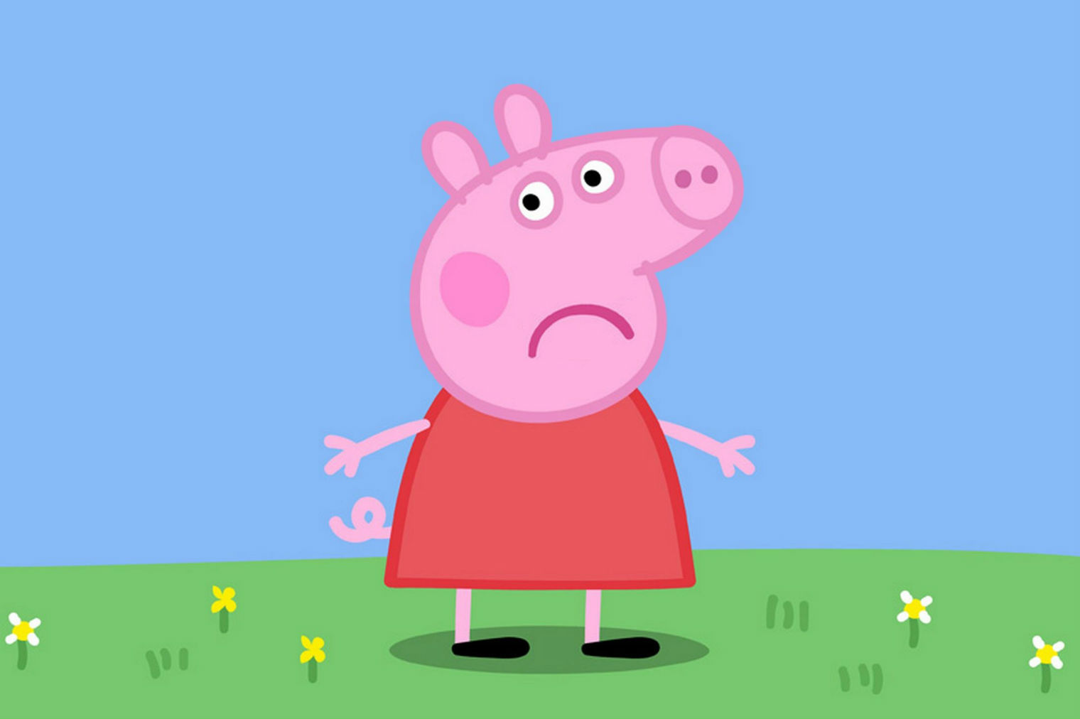 Peppa Pig Triste Wallpaper Gratis - Peppa Pig , HD Wallpaper & Backgrounds