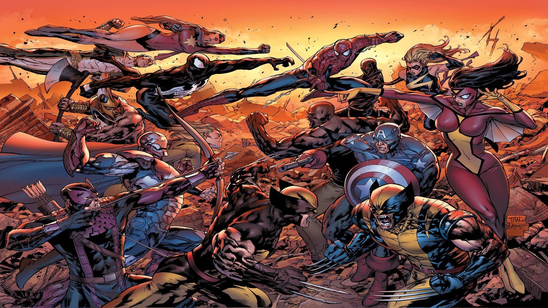 Marvel Superheroes Wallpaper » Walldevil , HD Wallpaper & Backgrounds
