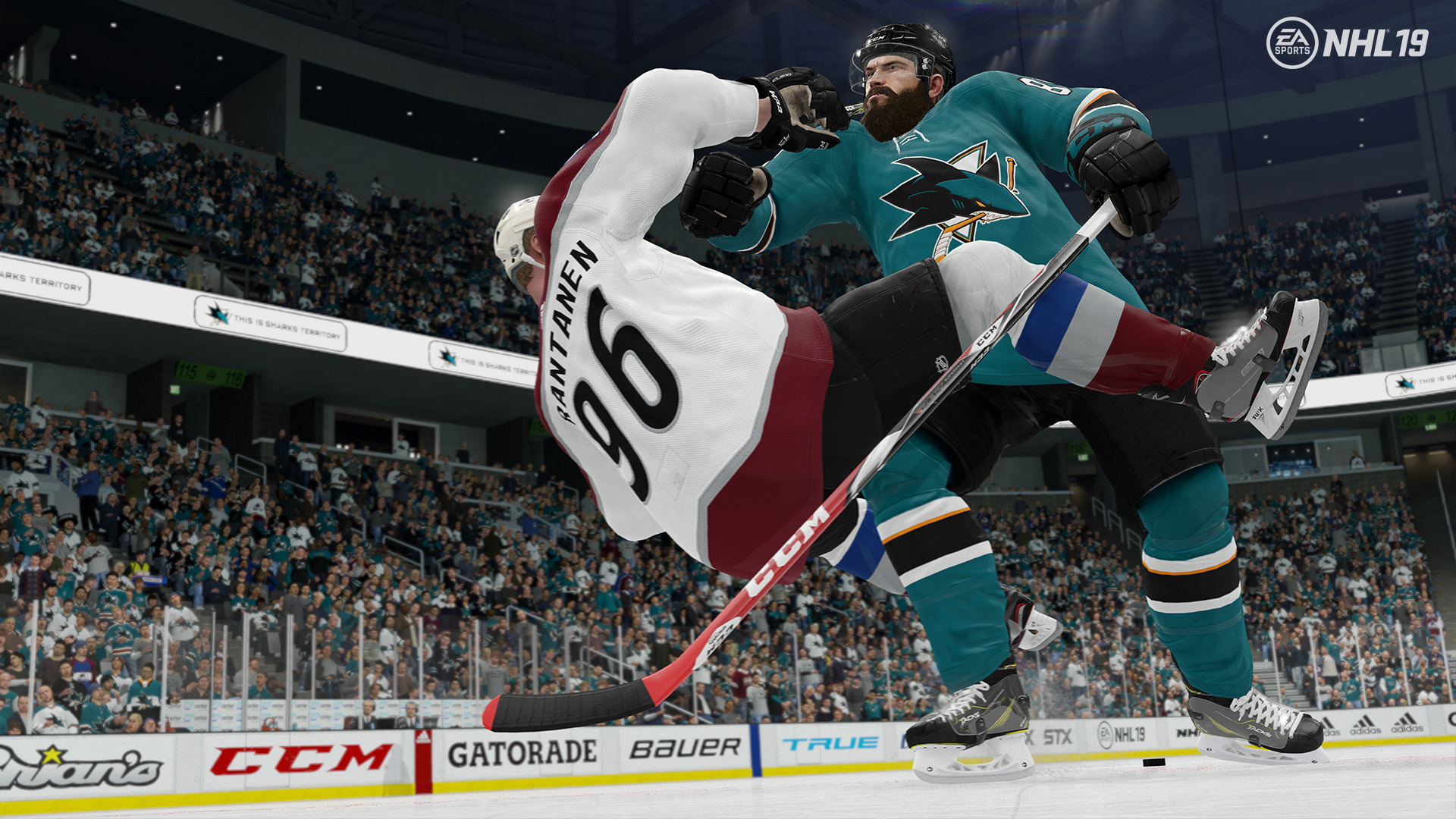 Nhl 19 Wallpapers In Ultra Hd - Brent Burns Nhl 19 , HD Wallpaper & Backgrounds