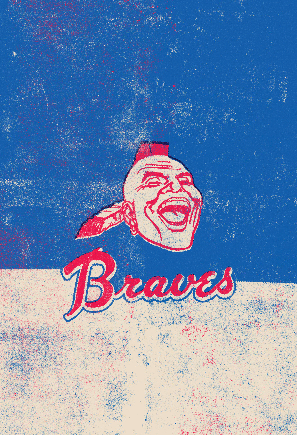 Iphone 5 Parallax Wallpaper, Atlanta Braves Vintage - Atlanta Braves Wallpaper Iphone , HD Wallpaper & Backgrounds