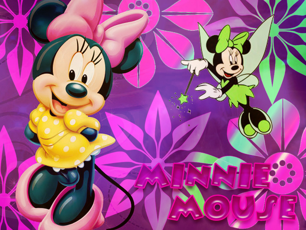 Mickey Minnie Mouse Wallpaper Mickey Mouse Invitations - Minnie Mouse Background Hd , HD Wallpaper & Backgrounds