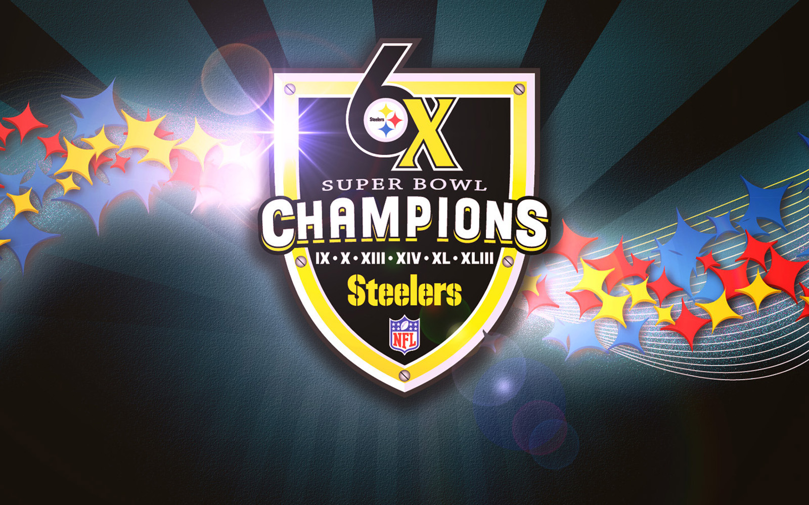 Wallpapers Steelers - Steelers 6x Super Bowl Champions , HD Wallpaper & Backgrounds