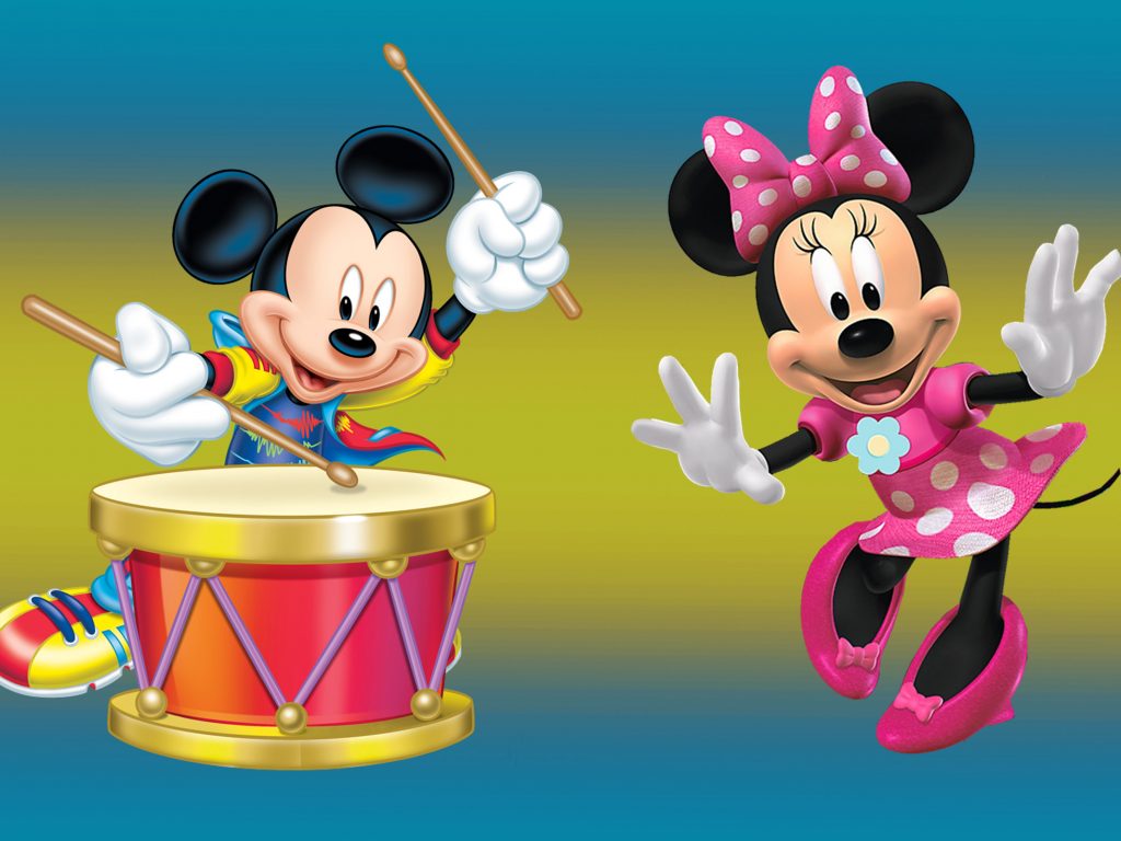 Mickey Minnie Wallpapers Free Download - Blank Minnie Mouse Invitation , HD Wallpaper & Backgrounds