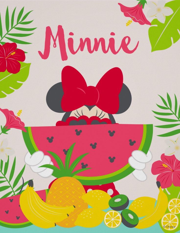 Free Mickey And Minnie Wallpaper - Minnie Mouse Aloha Background , HD Wallpaper & Backgrounds