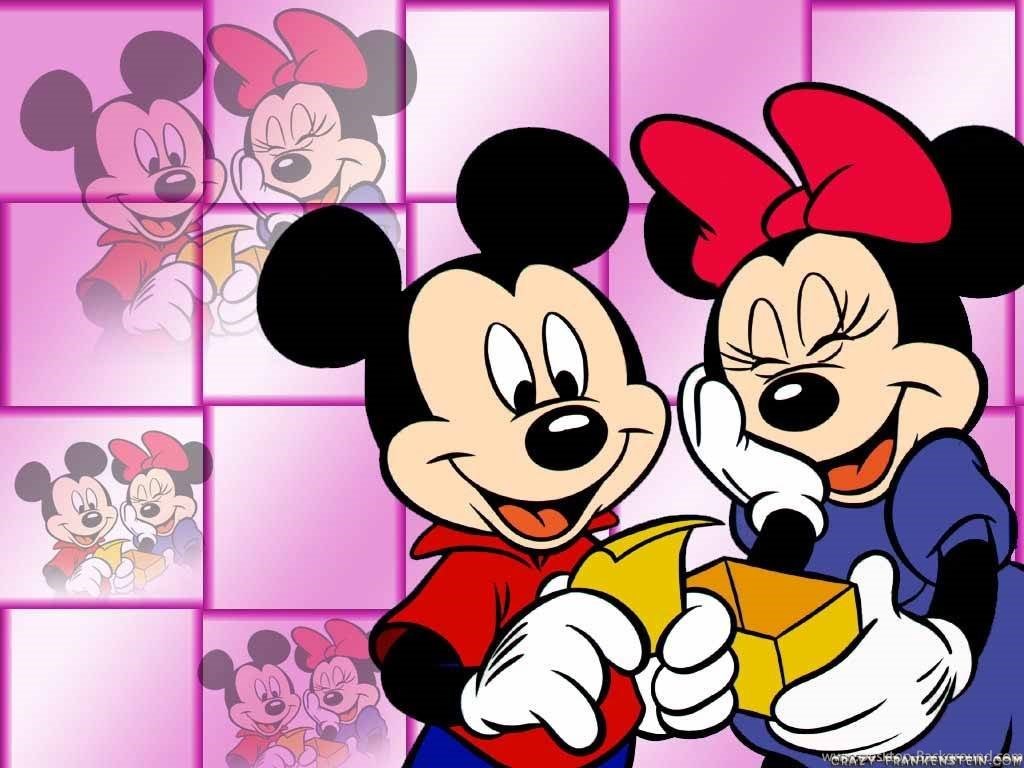 Mickey And Minnie Mouse Wallpapers For Android Wallpapers - Mickey Mouse Dan Minnie Mouse , HD Wallpaper & Backgrounds