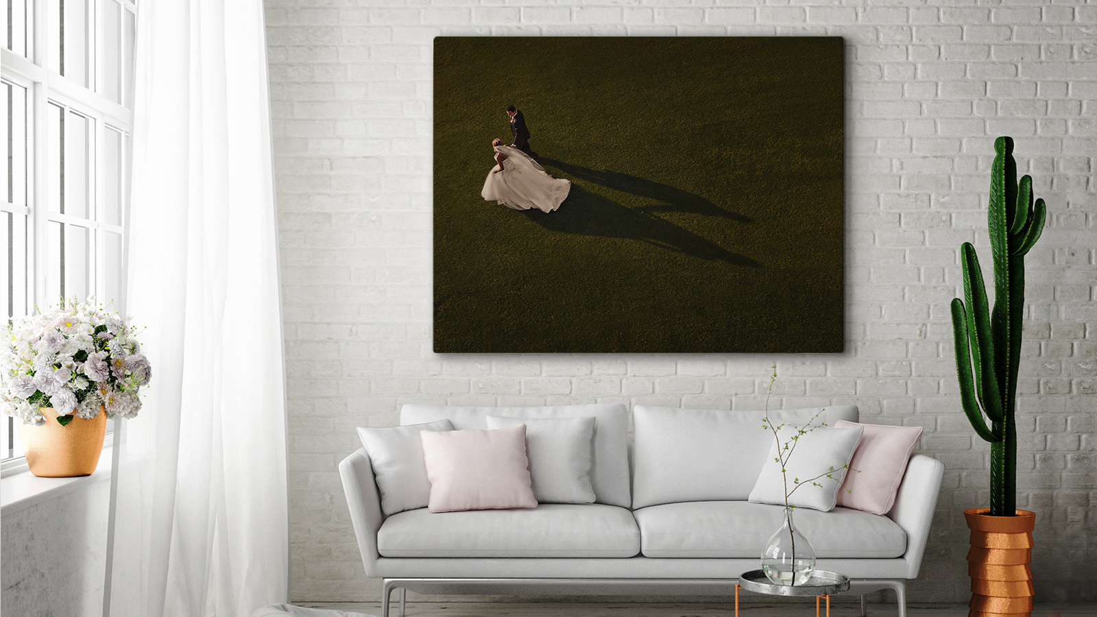 From Capture To Print - Living Room Cactus Decor , HD Wallpaper & Backgrounds