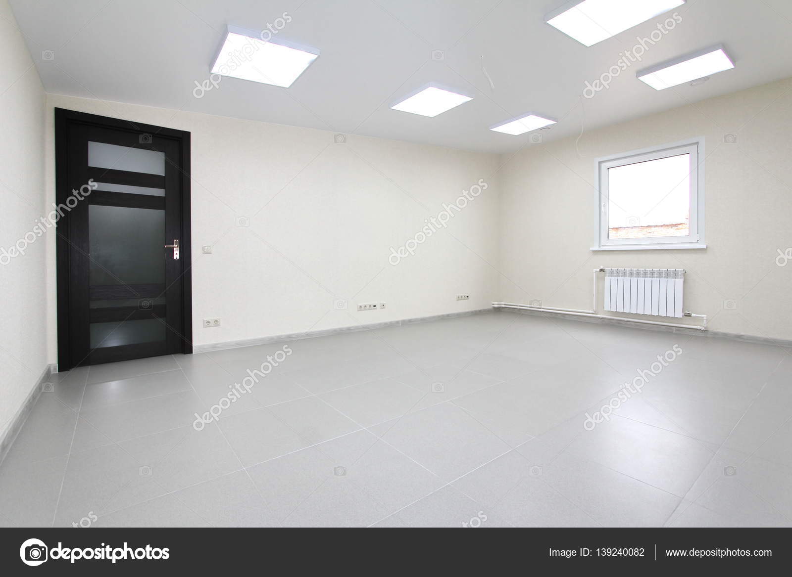 Interior Empty Office Light Room With White Wallpaper - Офис Пустой , HD Wallpaper & Backgrounds