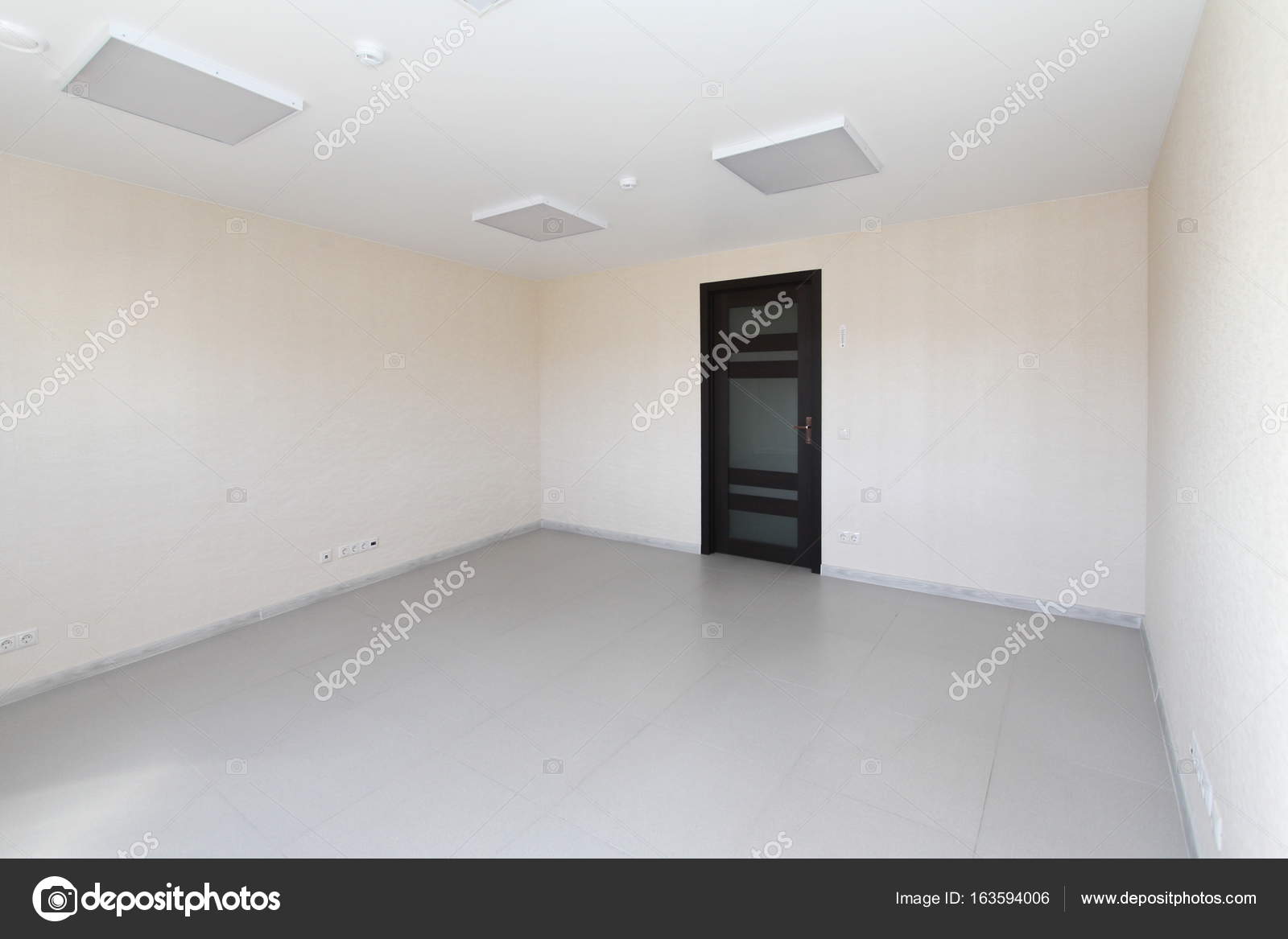 Interior Empty Office Light Room With White Wallpaper - Fondos De Salas Sin Amueblar , HD Wallpaper & Backgrounds