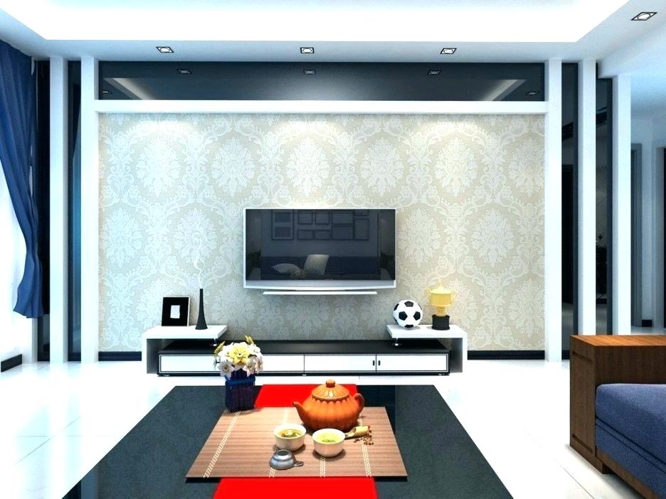 View - Tv On Wall Decor Living Room Ideas , HD Wallpaper & Backgrounds
