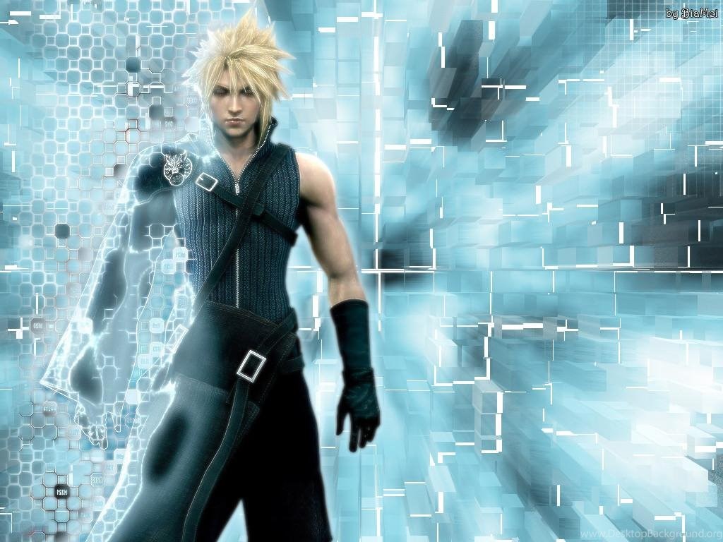 Free Download Wallpapers Final Fantasy Vii Cloud Jeux - Final Fantasy Png , HD Wallpaper & Backgrounds