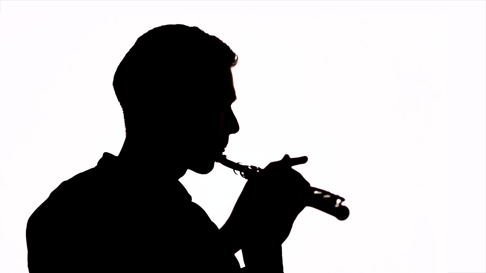 The Guy Plays The Flute In The Style Of Beatbox - Silhouette , HD Wallpaper & Backgrounds