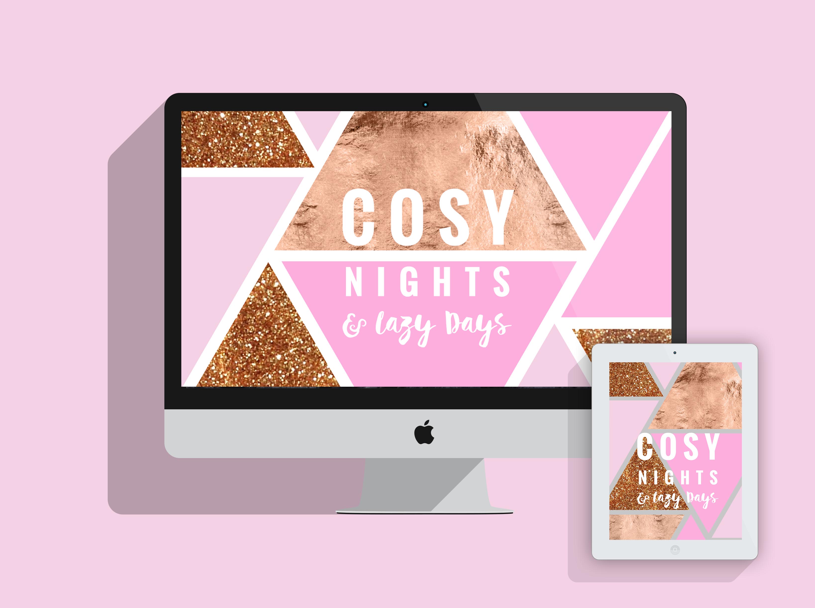 Cosy Nights And Lazy Days Wallpaper - Imac 21.5 Inch Computer , HD Wallpaper & Backgrounds