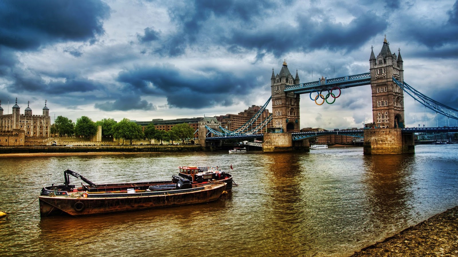 To Have Wallpaper Is To Participate In Another Thing's - Tower Bridge , HD Wallpaper & Backgrounds