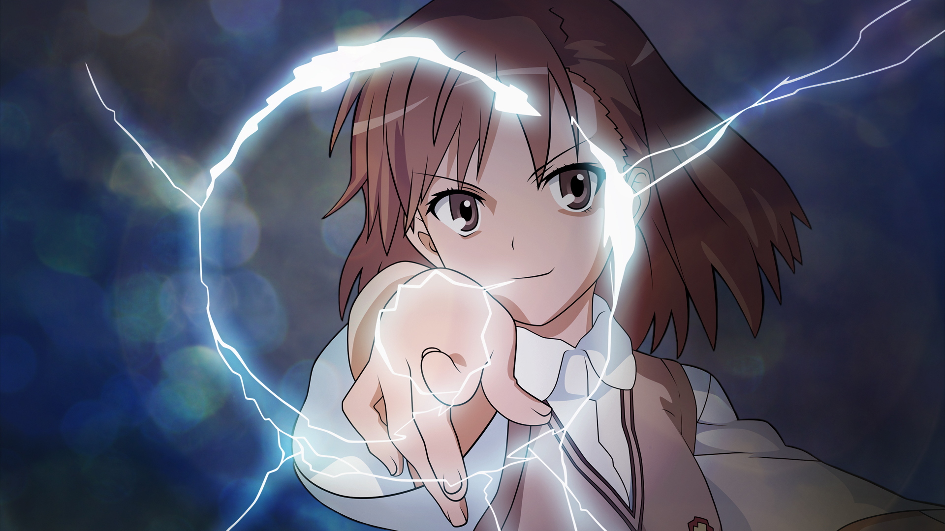 #to Aru Kagaku No Railgun, #anime, #misaka Mikoto, - Anime Girl Magic Powers , HD Wallpaper & Backgrounds