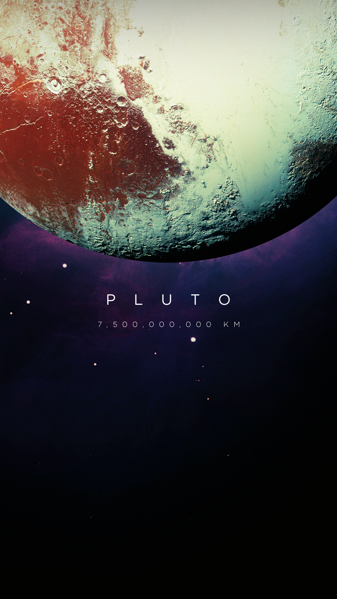 Iphone Wallpapers Lockscreen & Homescreen - Pluto Planet , HD Wallpaper & Backgrounds