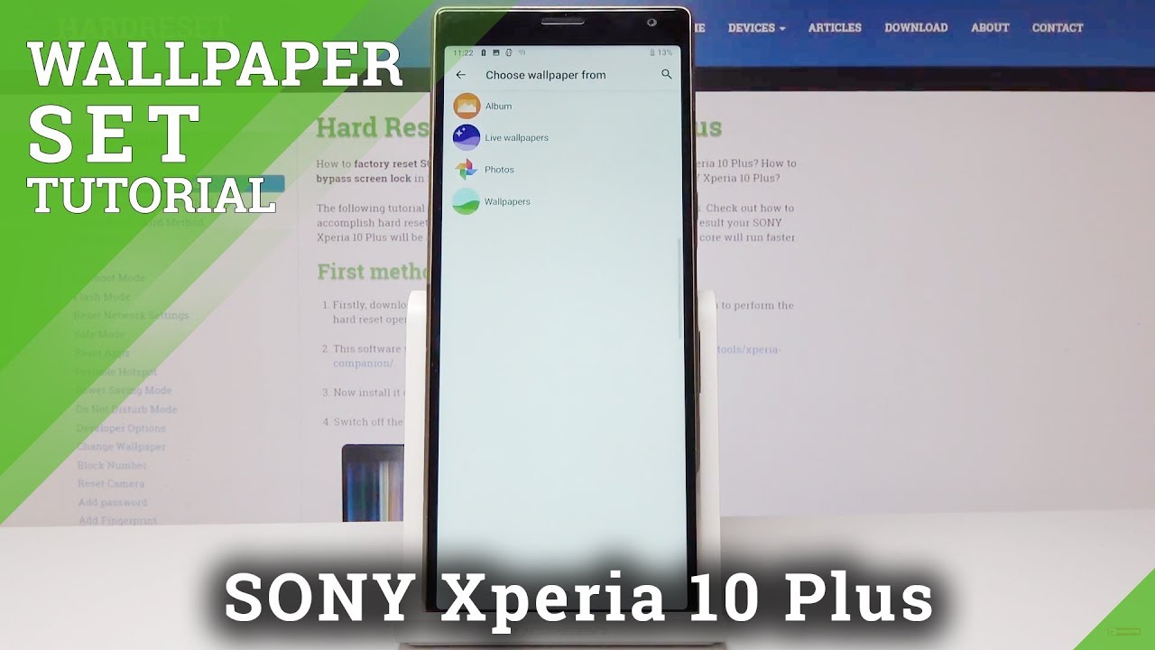 How To Change Wallpaper On Sony Xperia 10 Plus - Iphone , HD Wallpaper & Backgrounds