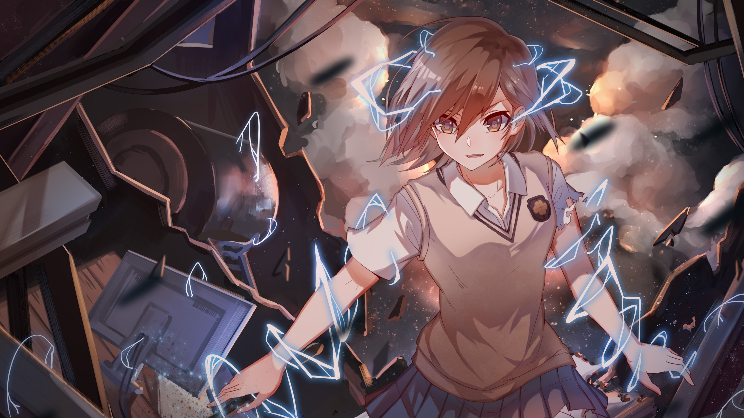 Misaka Mikoto, To Aru Majutsu No Index, Magic, School - Mikoto Misaka , HD Wallpaper & Backgrounds