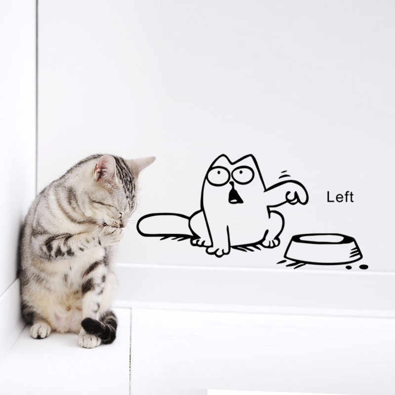 Funny Cartoon Cat Vinyl Car Window Tank Accelerator - Simon's Cat , HD Wallpaper & Backgrounds
