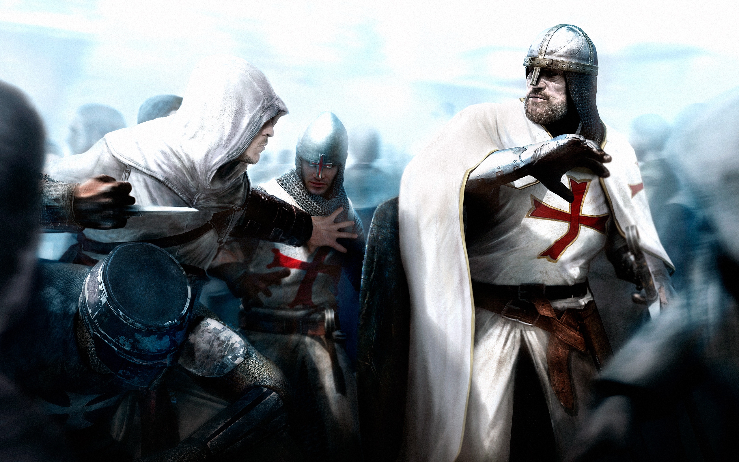 Mail, Altar Ibn-laahad, Knight, Knights Templar, Assassins - Assassin's Creed 1 , HD Wallpaper & Backgrounds