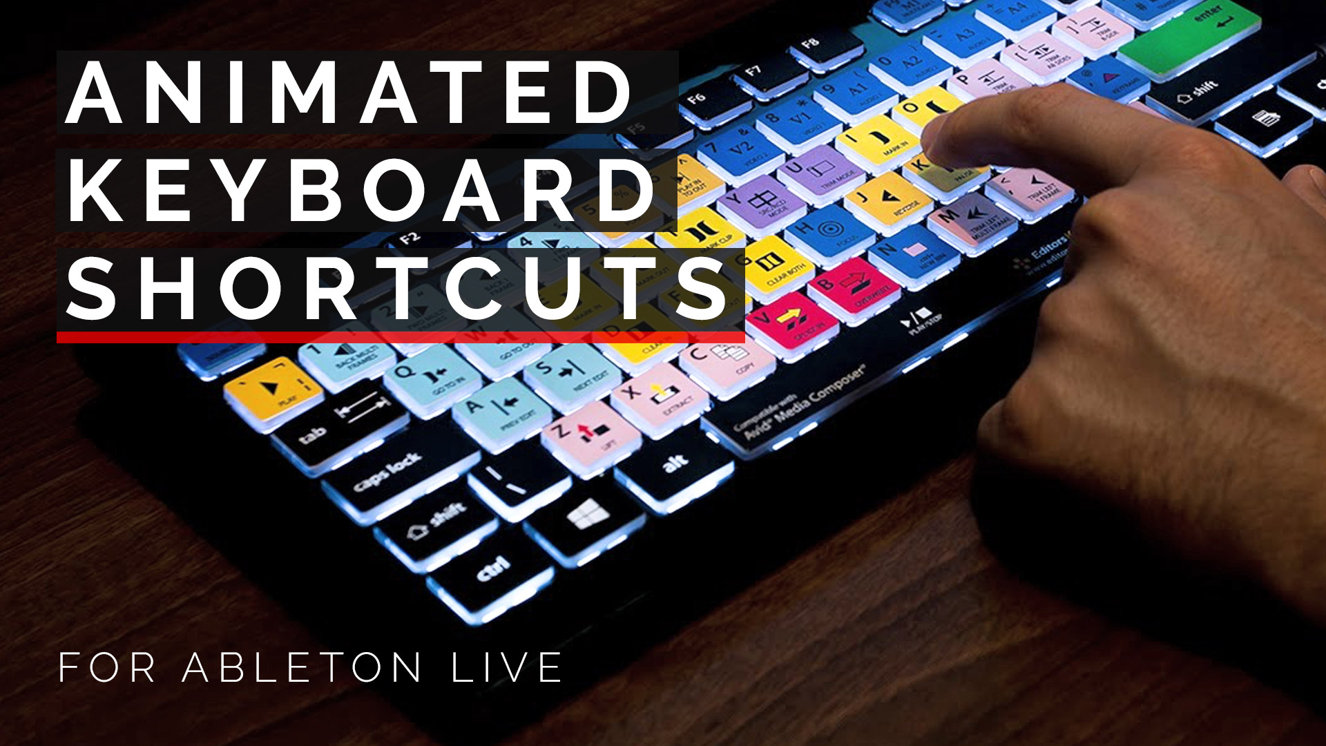 Ableton Keyboard Shortcuts Wallpaper Live Animated - Ableton All Shortcuts , HD Wallpaper & Backgrounds
