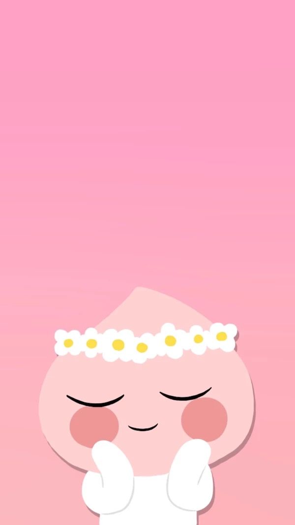 47 Best Images About Kakao Friend On Pinterest - Cute Wallpaper Peach , HD Wallpaper & Backgrounds