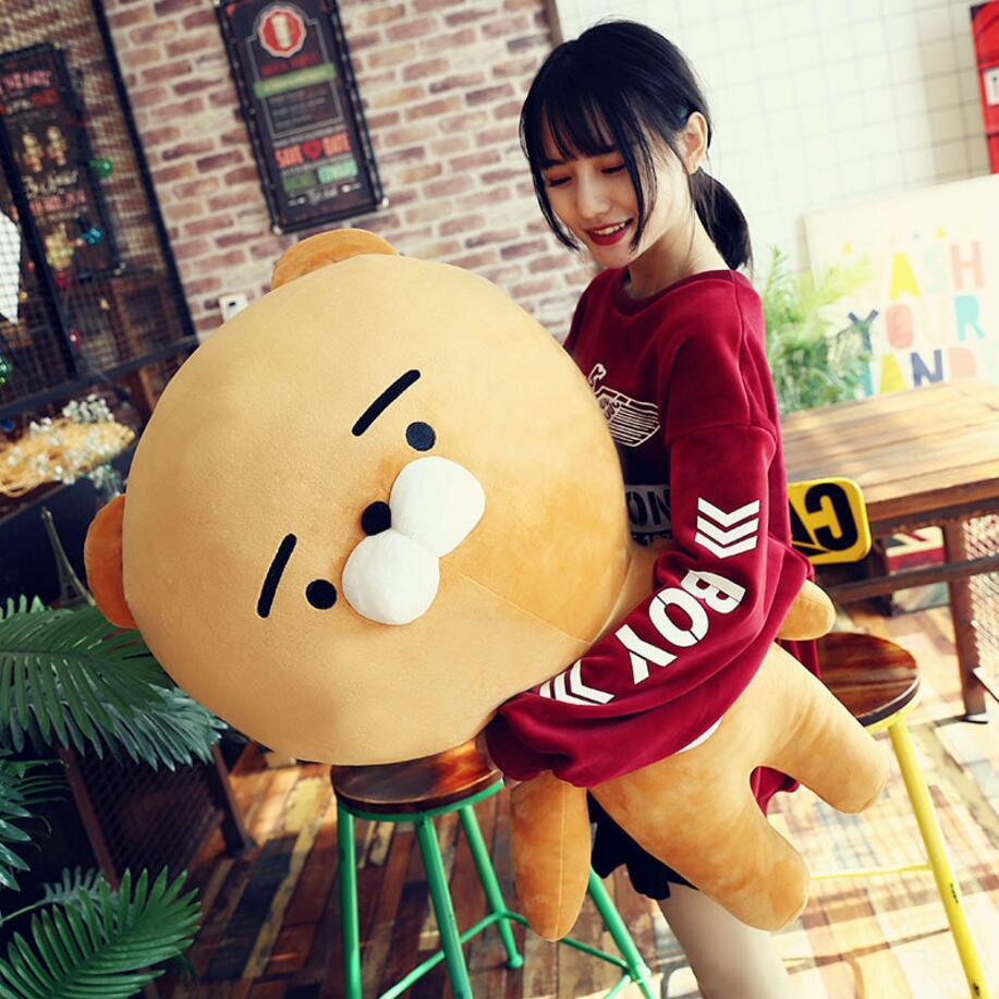 Big Size Ryan Doll Kakao Friend Cute Bear Plush For - Kakao Ryan Plush Big , HD Wallpaper & Backgrounds