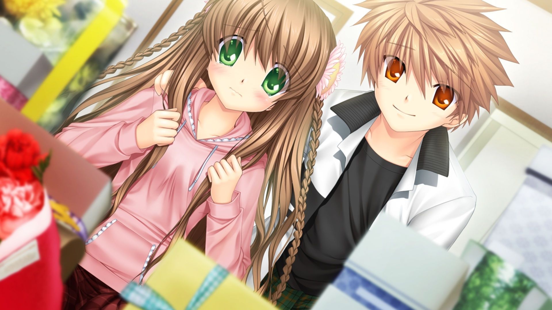 Rewrite Akane Wallpaper Rewrite 壁紙・画像 - Rewrite Kotarou And Kotori , HD Wallpaper & Backgrounds