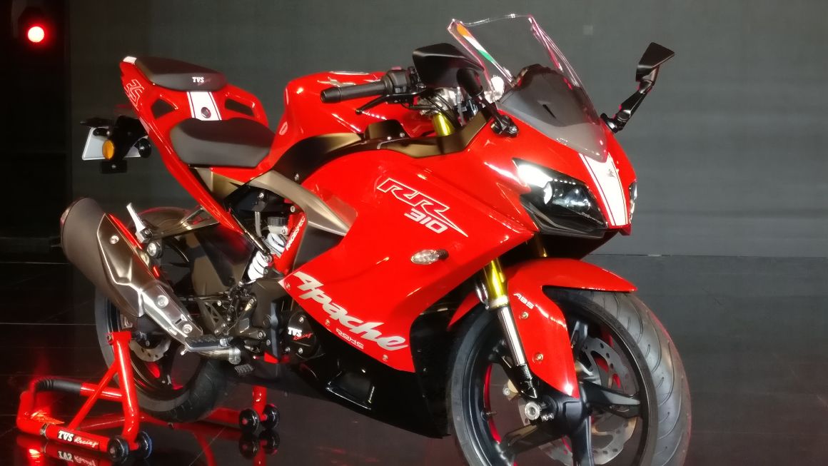 New 2018 Tvs Apache Rr 310 Racing Sport Hd Picture - Tvs Apache 310 Launch , HD Wallpaper & Backgrounds