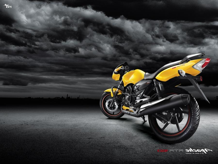 Tvs Apache Rtr - Motorcycle , HD Wallpaper & Backgrounds