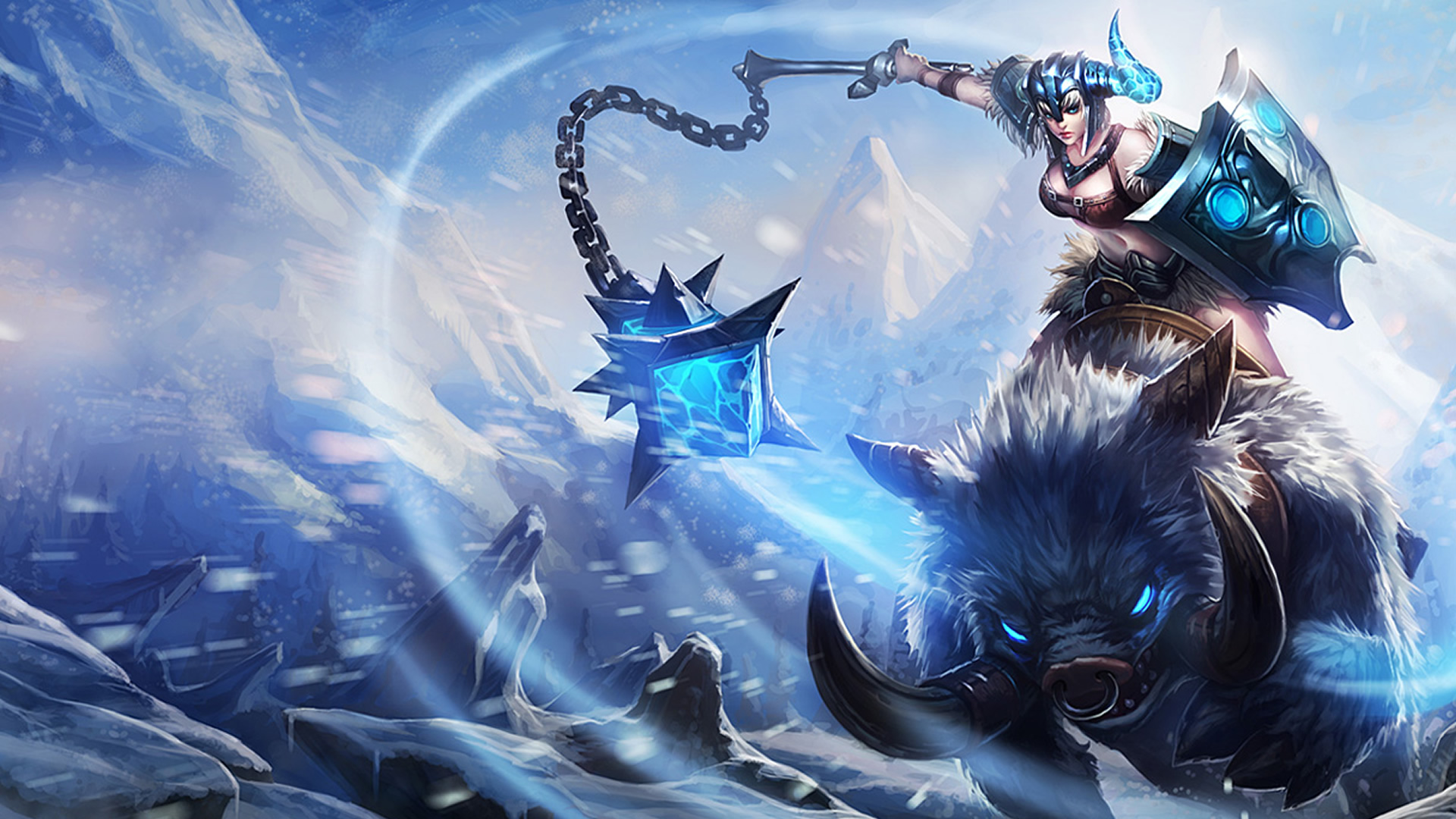 Sejuani Classic Chinese - Sejuani League Of Legends , HD Wallpaper & Backgrounds