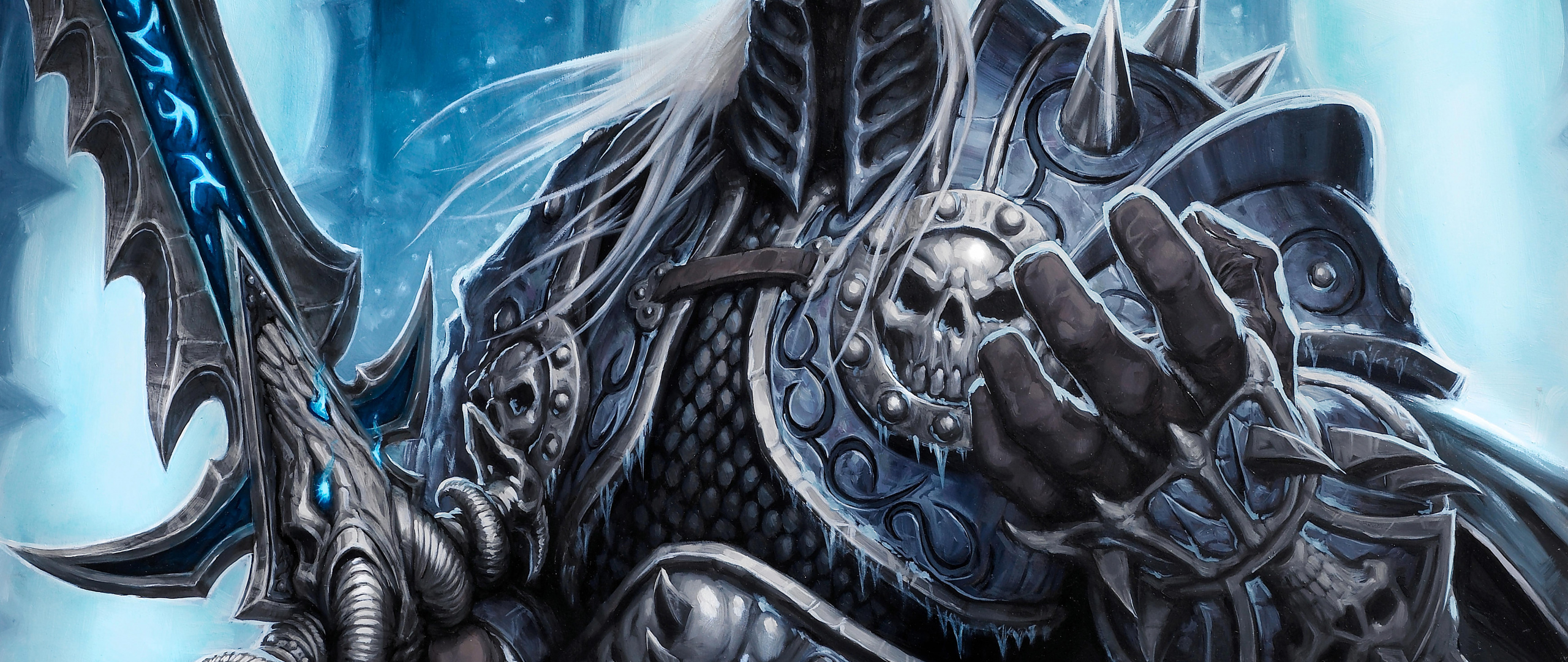 Wallpaper Lich King, World Of Warcraft, Online Game, - Lich King Hearthstone Boss , HD Wallpaper & Backgrounds