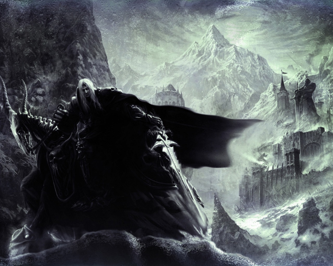 World Of Warcraft Death Knight Lich King Wallpapers - Hero Warcraft 3 Arthas , HD Wallpaper & Backgrounds
