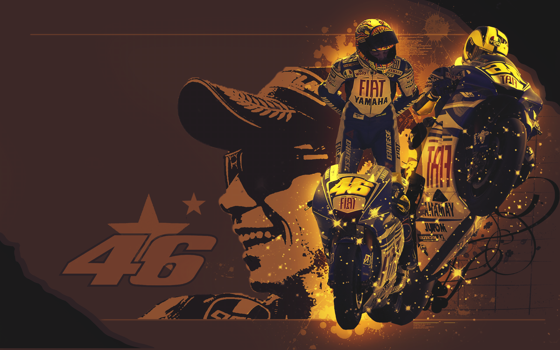 Vr - Valentino Rossi , HD Wallpaper & Backgrounds