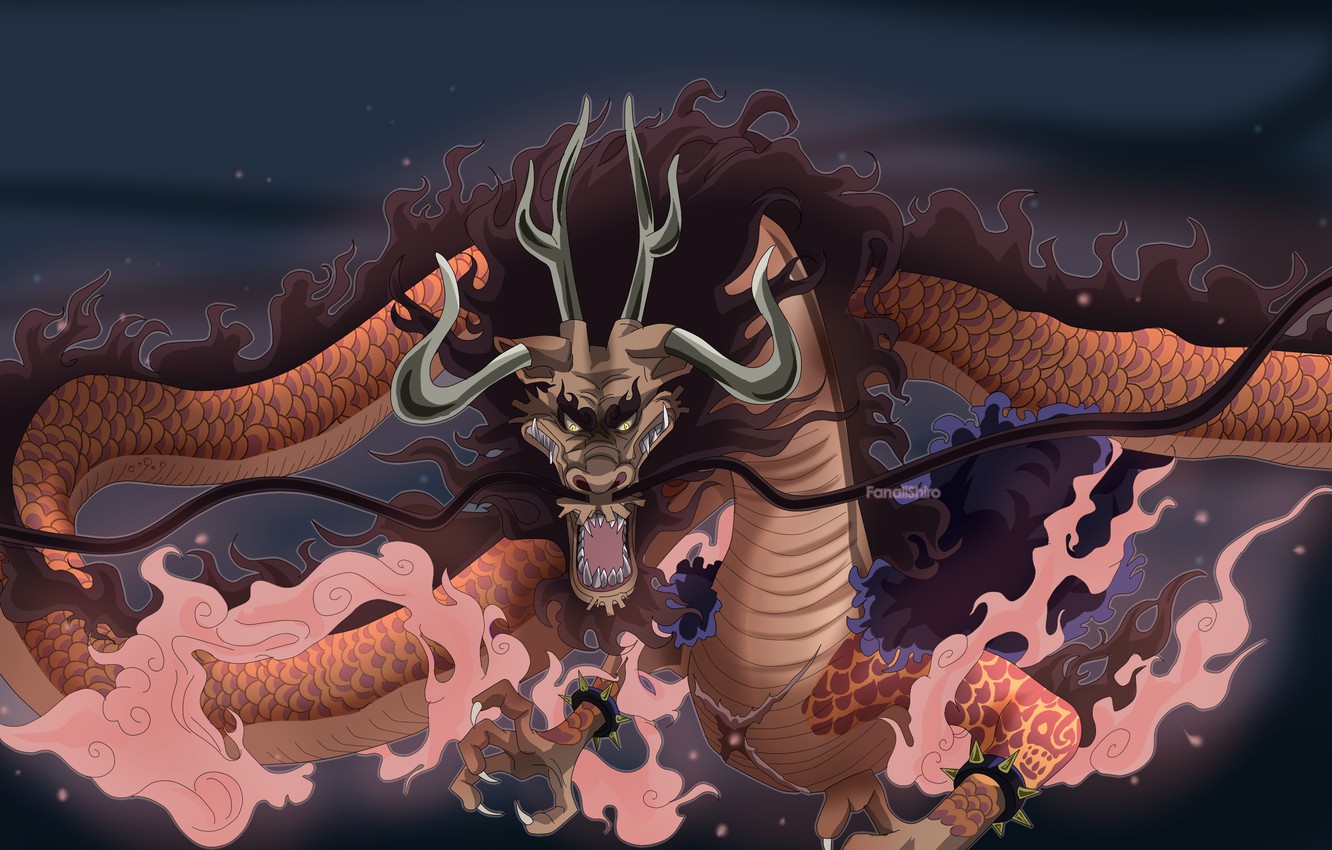 Photo Wallpaper Game, One Piece, Pirate, Anime, Dragon, - One Piece Kaido Drache , HD Wallpaper & Backgrounds