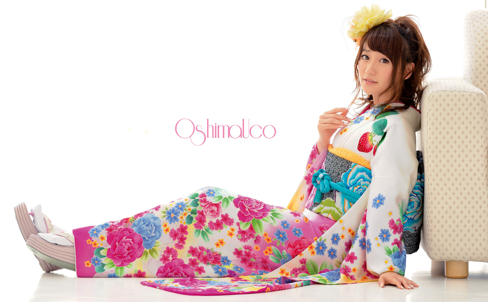 Ōshima Yūko Member Of Jpop Band Akb48 - Akb48 Kimono , HD Wallpaper & Backgrounds