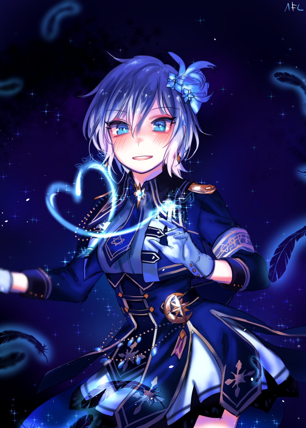 Anastasia - Idol Master Blue , HD Wallpaper & Backgrounds