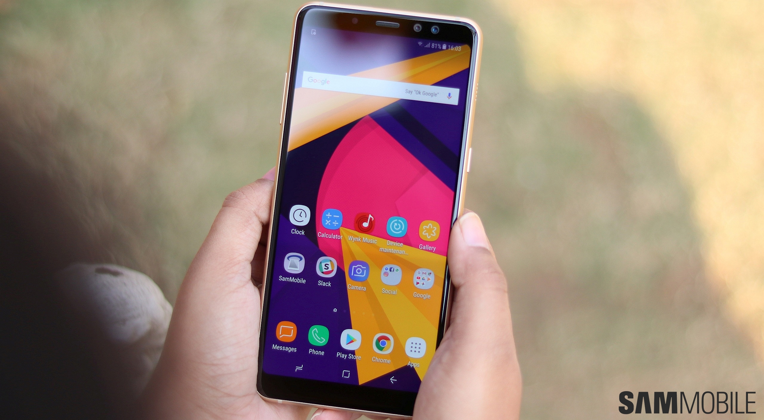 Galaxy A8 And Galaxy A8 Review - Galaxy A8 2018 Android Pie , HD Wallpaper & Backgrounds