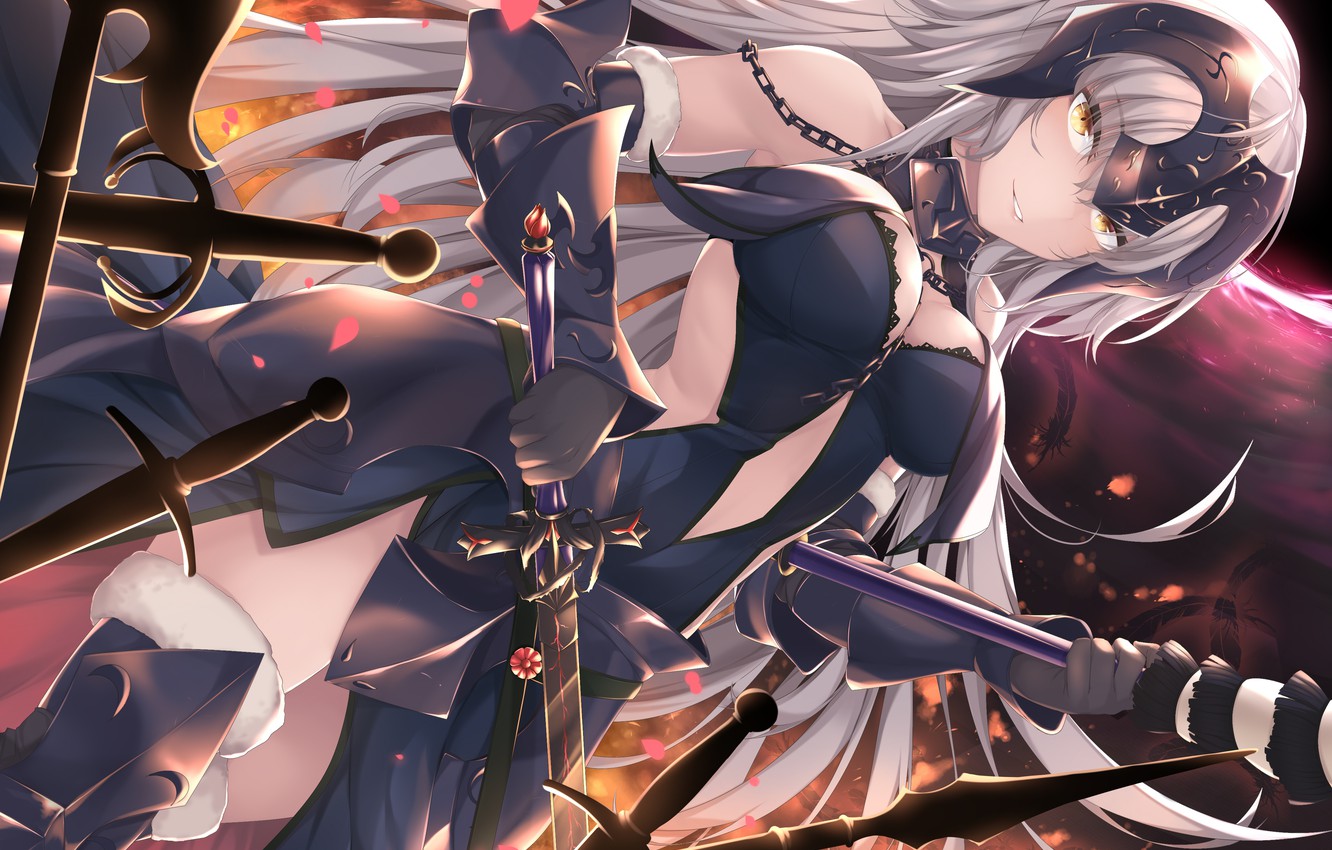 Photo Wallpaper Fate/grand Order, Joan Of Arc, Joan - Jeanne D Arc Alter , HD Wallpaper & Backgrounds