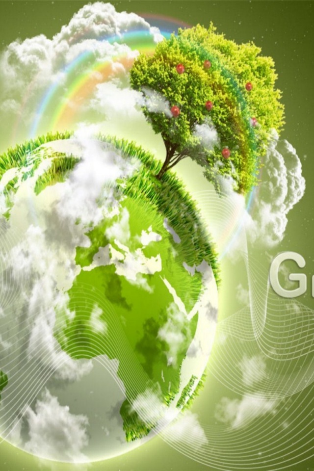 Earth Day Green Wallpaper - Many Species One Planet One Future , HD Wallpaper & Backgrounds