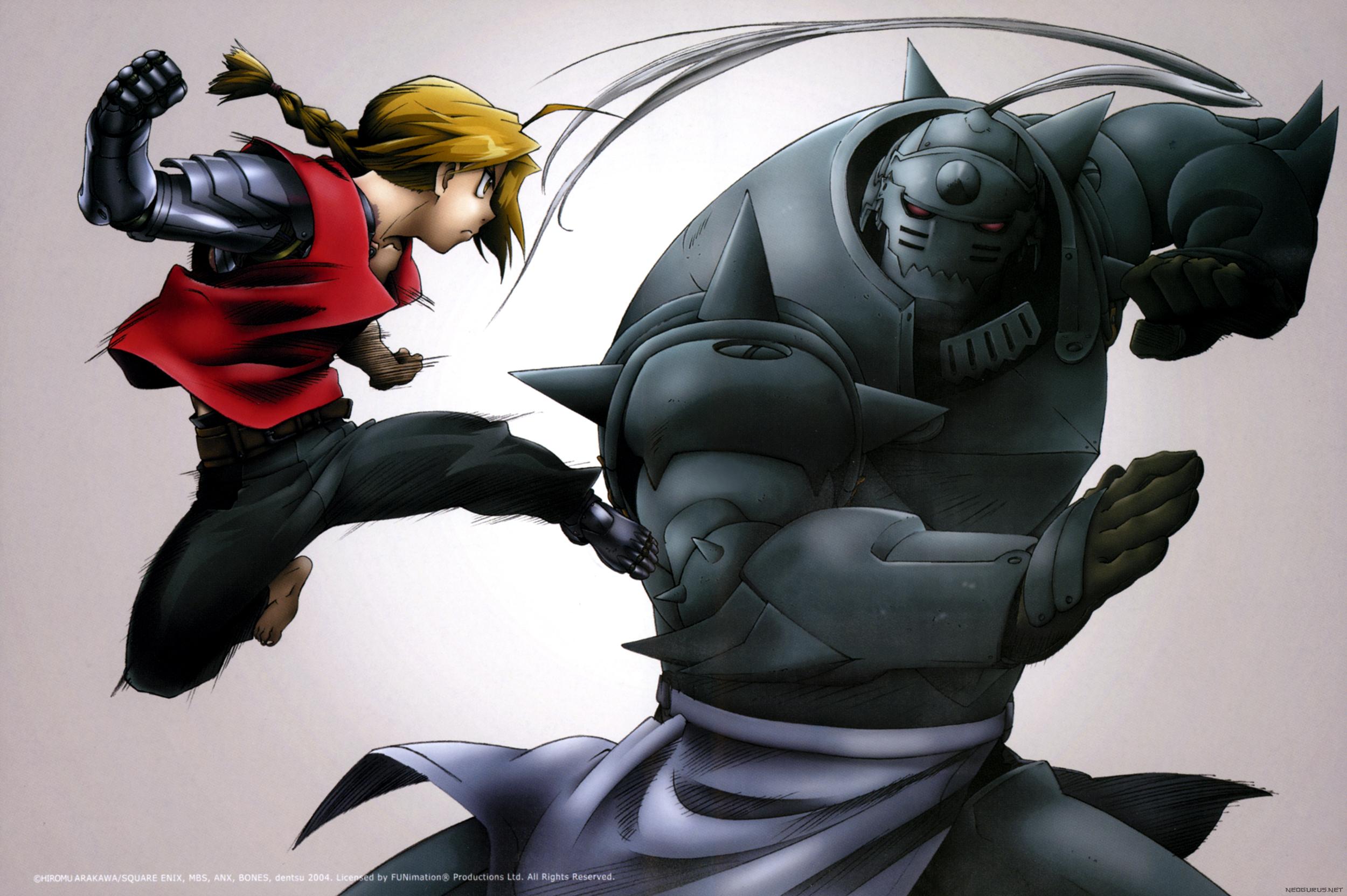 Fullmetal Alchemist, Elric Alphonse, Elric Edward, - Fullmetal Alchemist Edward Vs Alphonse , HD Wallpaper & Backgrounds