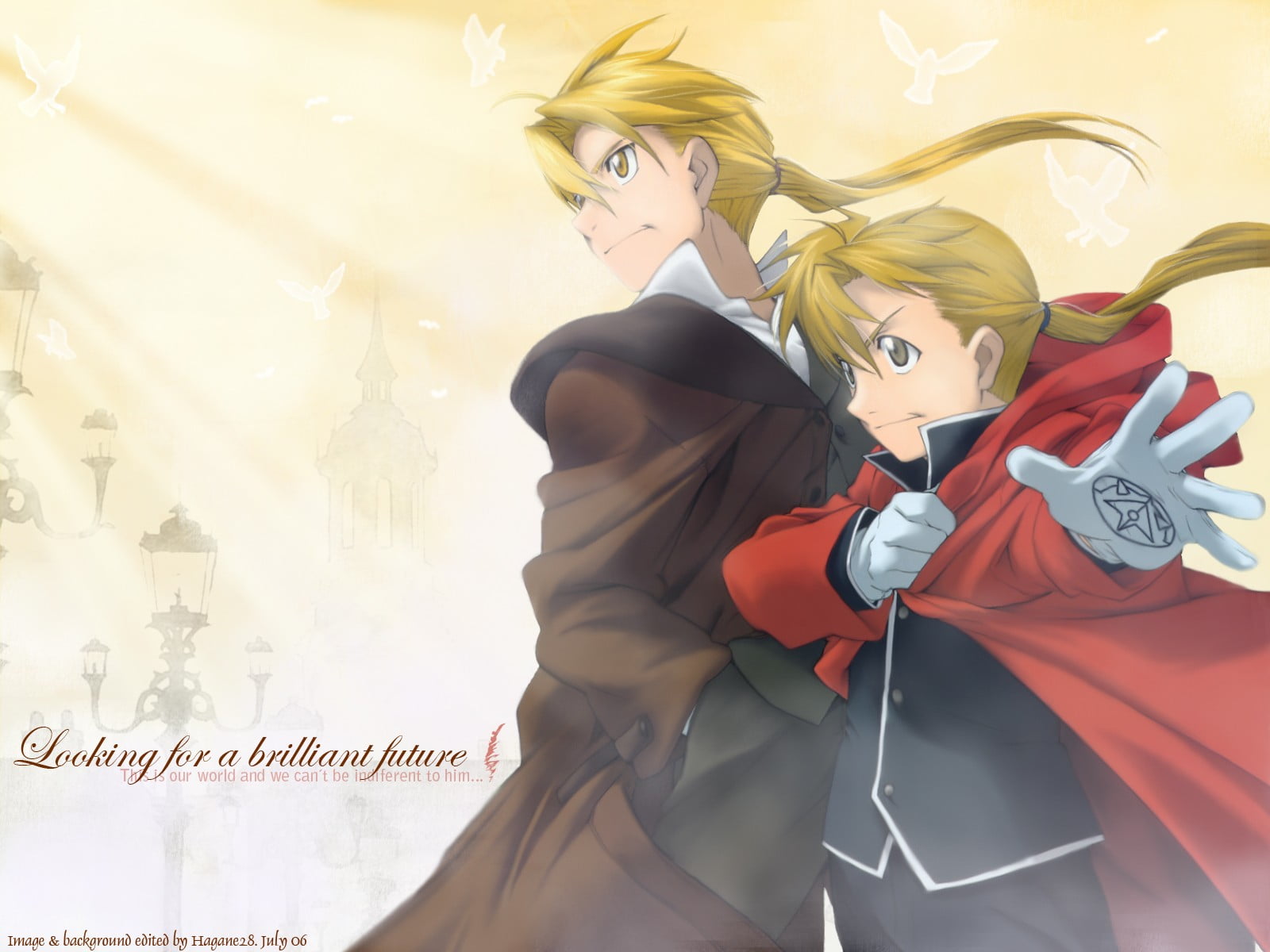 Full Metal Alchemist Brotherhood Edward Elric Wallpaper, - Edward Elric Alphonse Fullmetal Alchemist , HD Wallpaper & Backgrounds