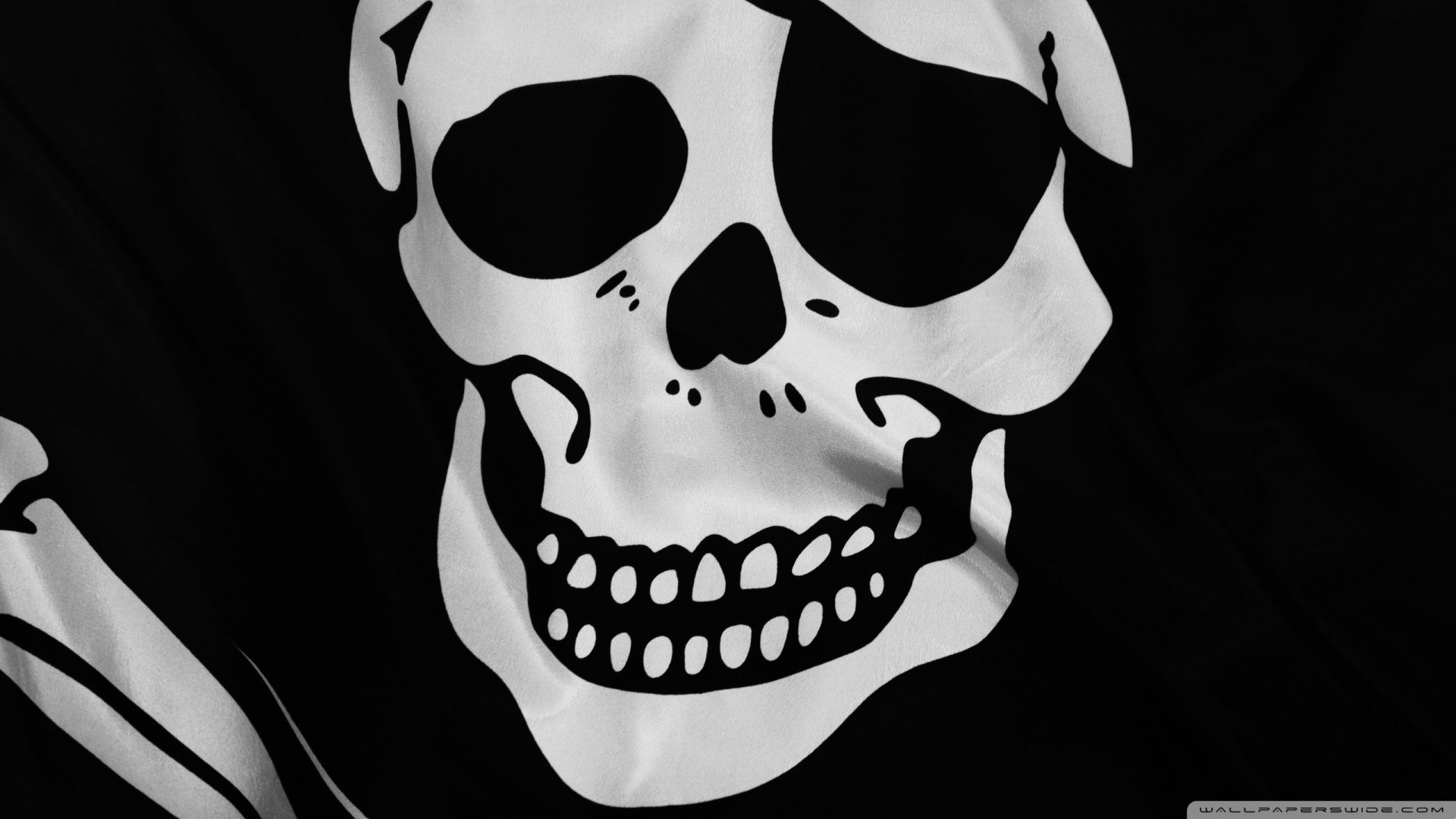 400 X 150 Pixels Laughing Jack Wallpapers - Pirate Skull Wallpaper Hd , HD Wallpaper & Backgrounds
