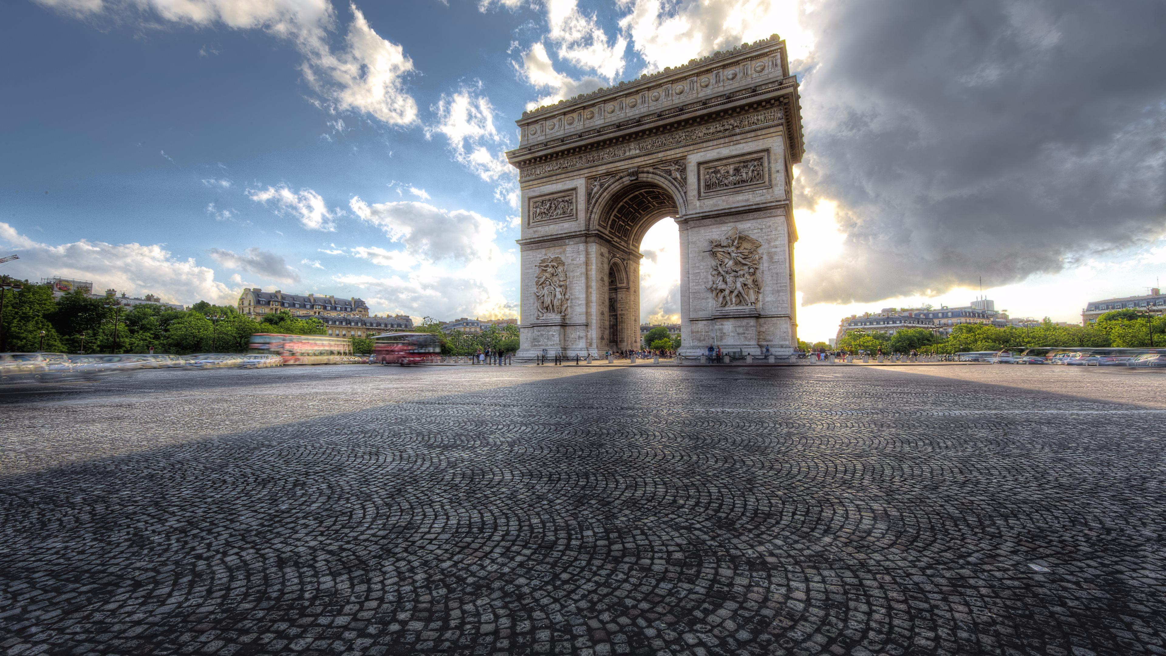 Arc De Triomphe Wallpaper - Arc De Triomphe , HD Wallpaper & Backgrounds